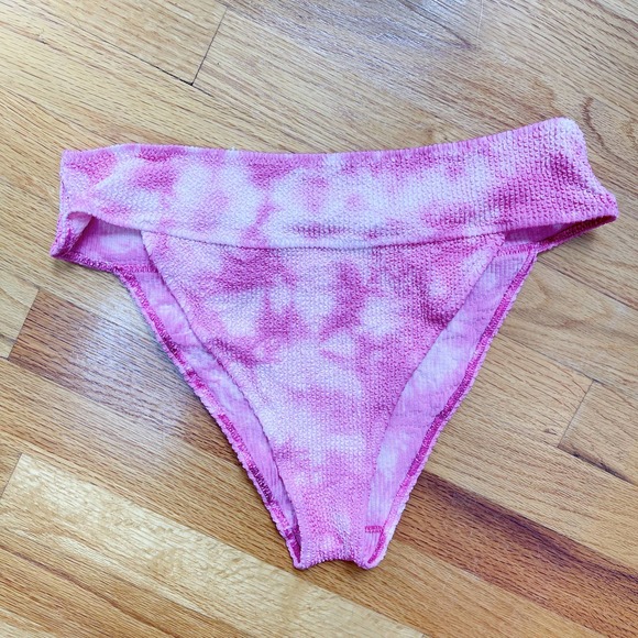 NWT Show Me Your Mumu Del Ray Binkini Bottom In PInk Dye Scrunch XXL - Picture 2 of 5